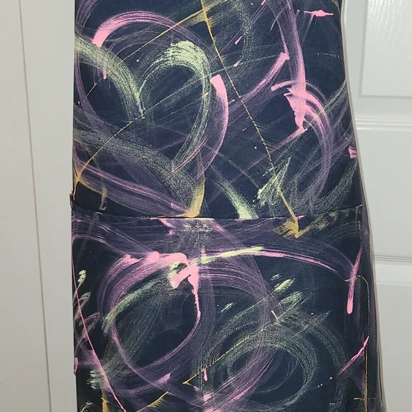 🎉💜HP💜🎉Custom Painted Wearable Art Apron  #2012 - Picture 2 of 6